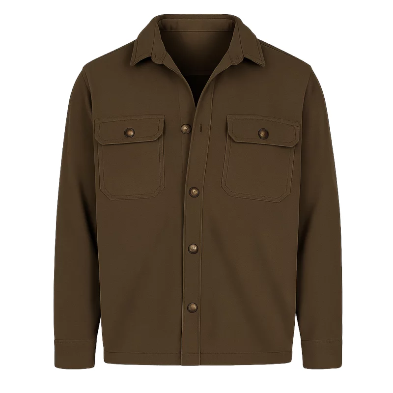 Rossif Sutherland Murder in a Small Town S02 Karl Alberg Brown Cotton Jacket