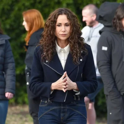 Run Away Minnie Driver Cropped Jacket