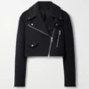 Run Away Minnie Driver Ingrid Greene Black Cropped Jacket