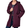 Run Away S01 Ruth Jones Elena Ravenscroft Purple Hooded Jacket
