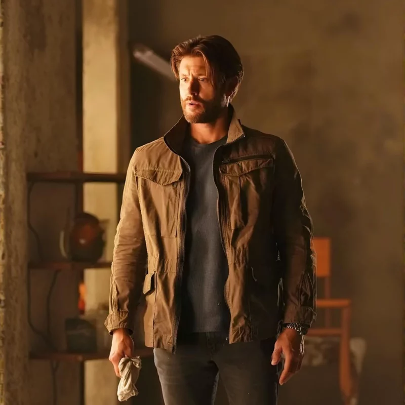 Russell Shaw Tracker S03 Jensen Ackles Brown JacketRussell Shaw Tracker S03 Jensen Ackles Brown