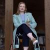 Sarah Snook All Her Fault S01 Marissa IBlue Long Coat