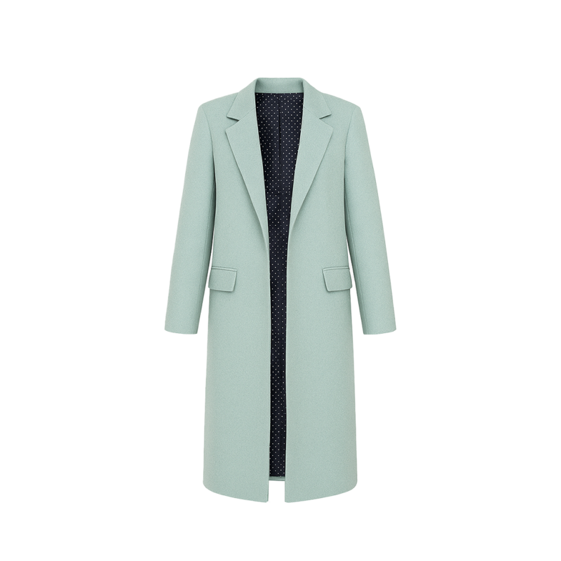 Sarah Snook All Her Fault S01 Marissa Irvine Blue Long Coat