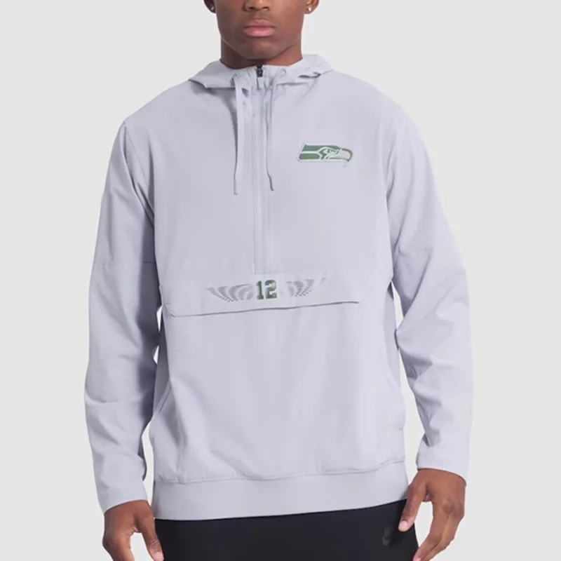 Seattle Seahawks 2025 Rivalries Anorak Grey Jacket