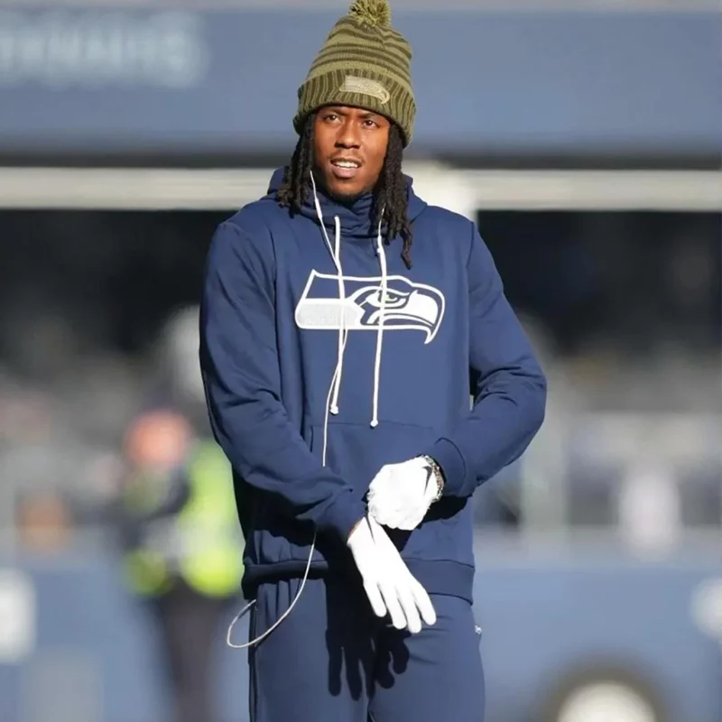 Seattle Seahawks Sideline 2025 Rashid Shaheed Hoodie