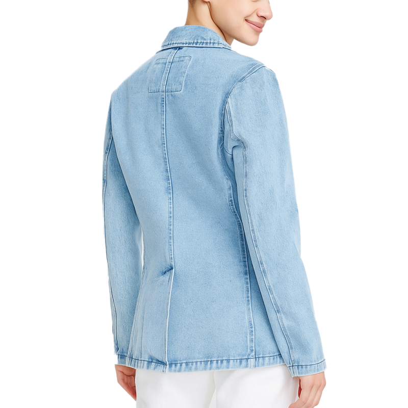 Series Pluribus 2025 Zosia Blue Denim Blazer
