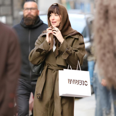Soho Trip 2025 Dakota Johnson Coat