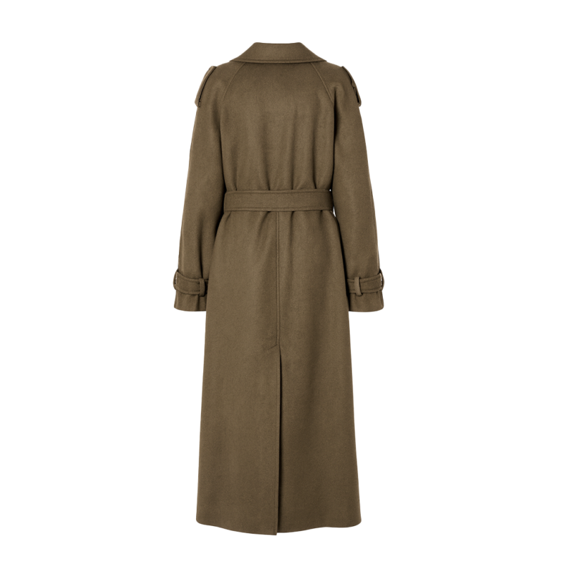 Soho Trip Dakota Johnson Brown Long Coat