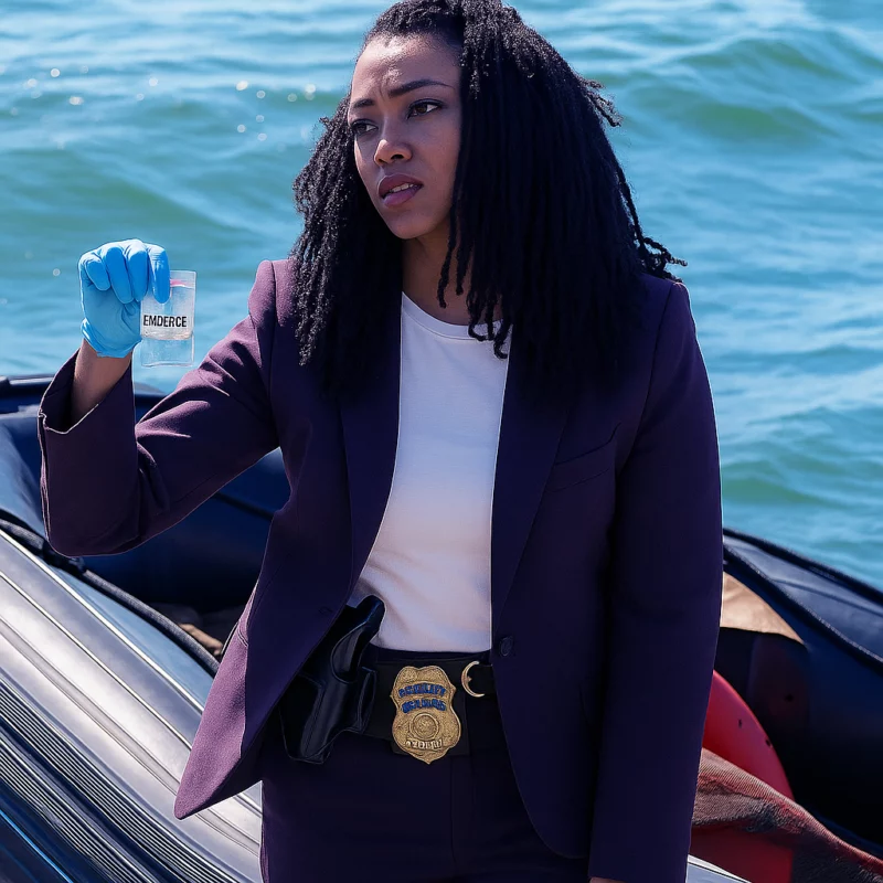 Sonequa Martin-Green Boston Blue S01 Lena Silver Purple Blazer