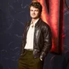 Stranger Things S05 UK Screening Joe Keery Leather Jacket