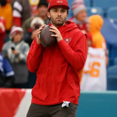 Tampa Bay Buccaneers Sideline Baker Mayfield Red