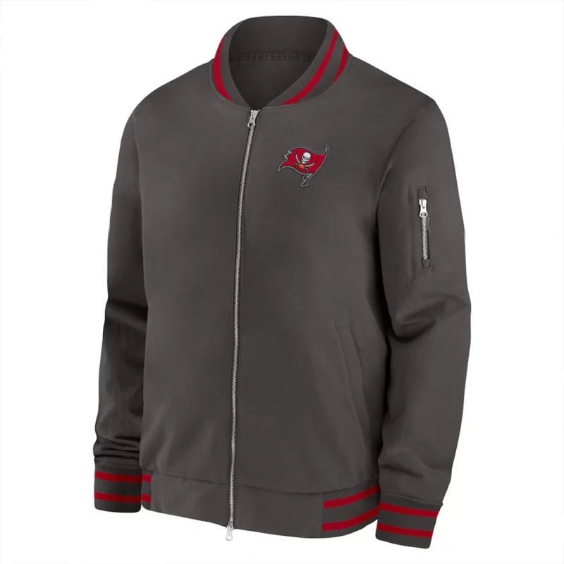 Tampa Bay Buccaneers Sideline Coach Todd Bowles Black Jacket