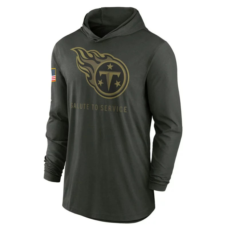 Tennessee Titans Salute to Service 2025 McCoy Green Hoodie