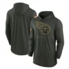 Tennessee Titans Salute to Service 225 Mike McCoy Green Hoodie
