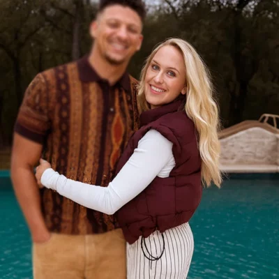 Thanksgiving Brittany Mahomes Maroon Vest