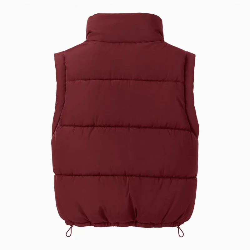 Thanksgiving Maroon Puffer Vest