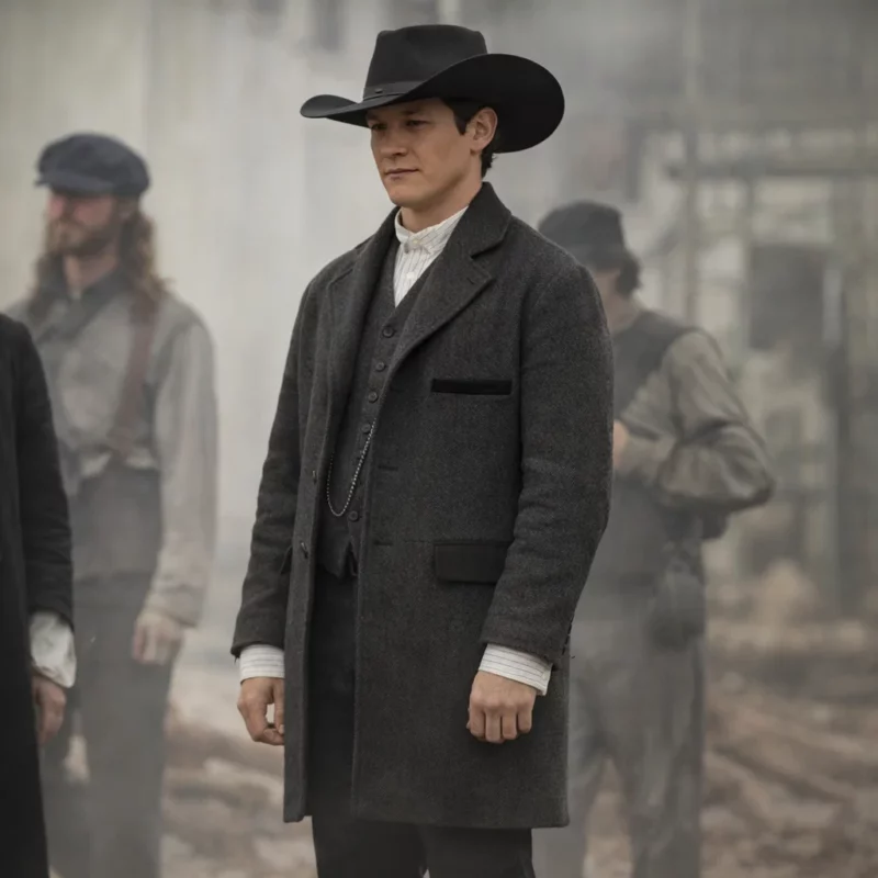 The Abandons Garret Van Ness Black Coat