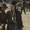 The Abandons Lena Headey Brown Coat