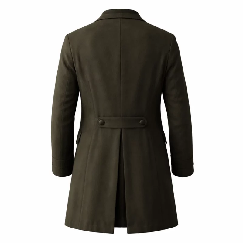 The Abandons Michiel Huisman Brown Coat