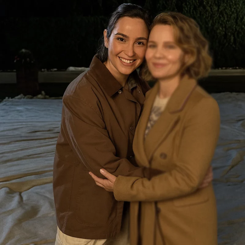 The Christmas Baby Kelly Townsend Katherine Barrell Brown Jacket