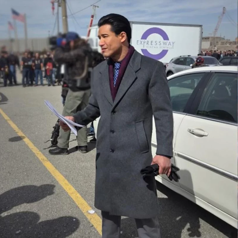 The Christmas Grey Long Coat