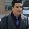 The Christmas Spark Mario Lopez Grey Coat