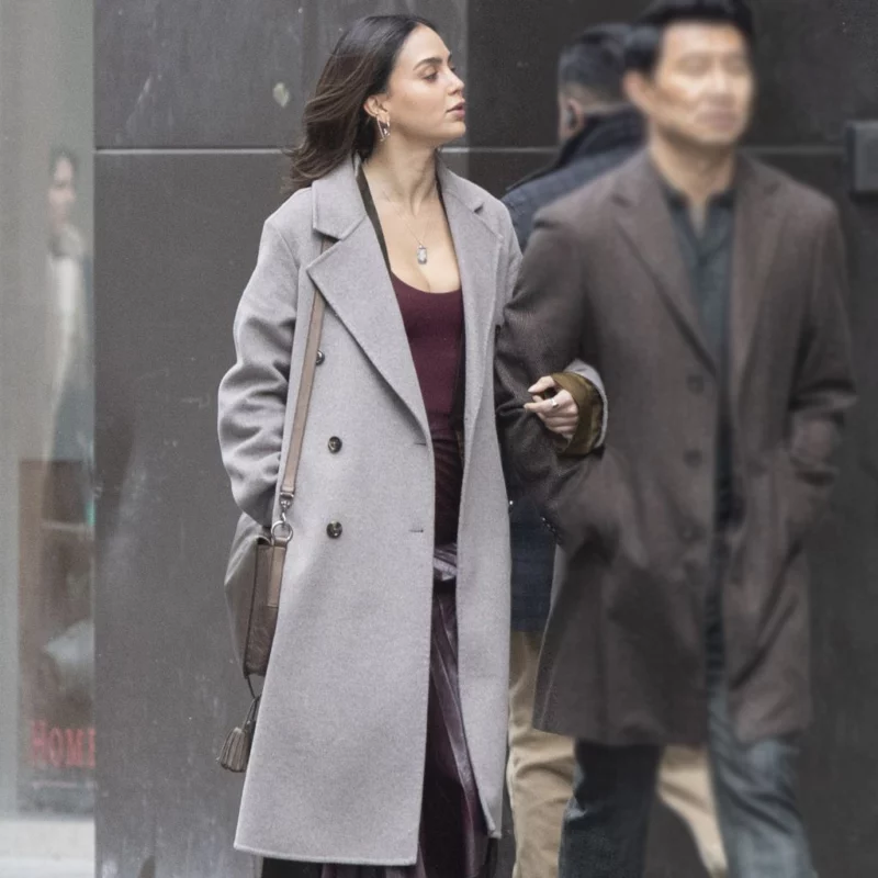 The Copenhagen Melissa Barrera Michelle Grey Coat