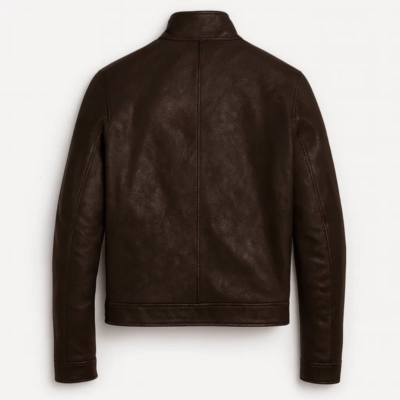 The Copenhagen Simu Liu Alexander Hale Black Leather Jacket