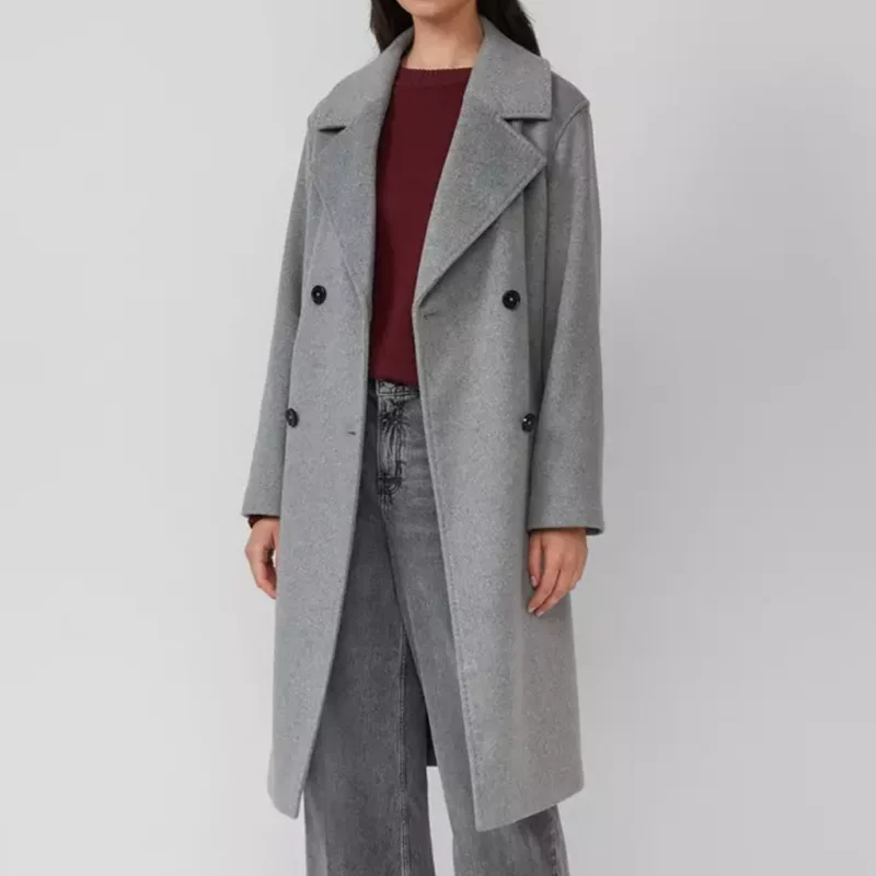The Copenhagen Test Melissa Barrera Michelle Grey Coat