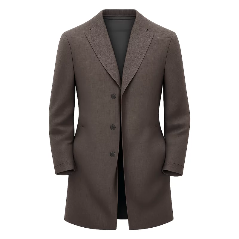The Copenhagen Test Simu Liu Alexander Hale Brown Coat