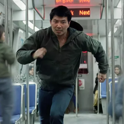 The Copenhagen Test Simu Liu Green Jacket