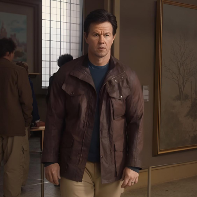 The Family Plan 2 Mark Wahlberg Brown Jacket