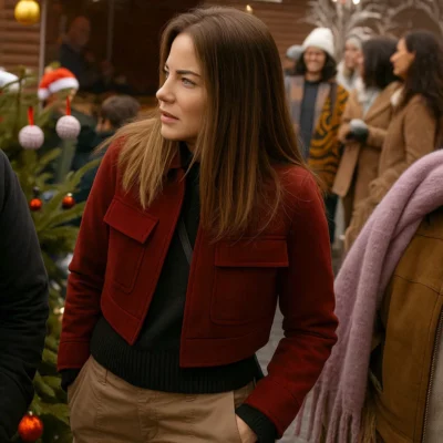 The Family Plan 2 Michelle Monaghan Red Jacket