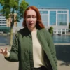 The Infinite Explorer Hannah Fry S01 Hannah Fry Green Bomber Jacket