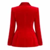 The Kelly Clarkson Show Red Velvet Blazer