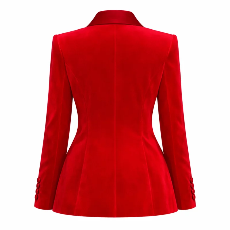 The Kelly Clarkson Show Red Velvet Blazer