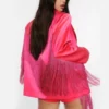 The Road Britnee Kellogg Pink Fringe Blazer