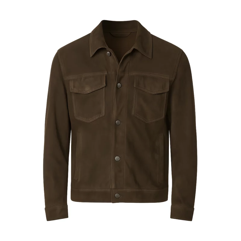 The Rookie S08 Promo Eric Winter Suede Leather Jacket