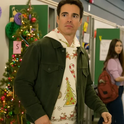 The Snow Must Go On Corey Cott Green Jacket