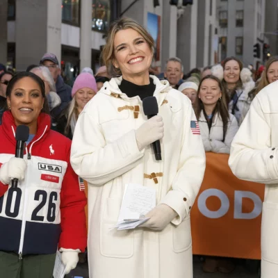 The Today Show Savannah Guthrie Team USA Toggle Coat