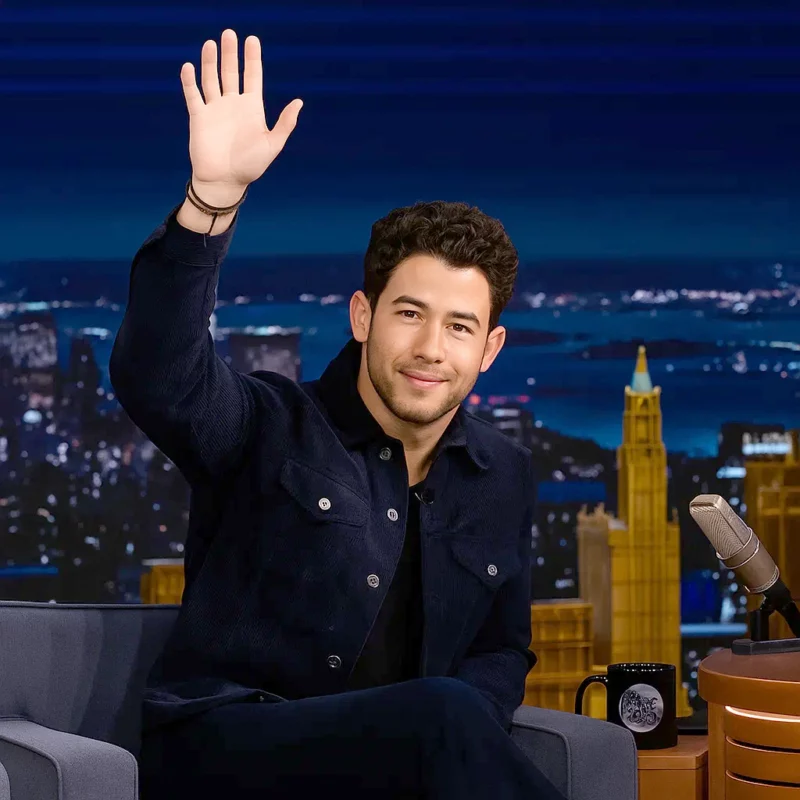 The Tonight Show S13 Nick Black Suede Jacket