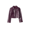 The Twelve Dates 'Til Christmas Zephani Idoko Burgundy Leather Jacket