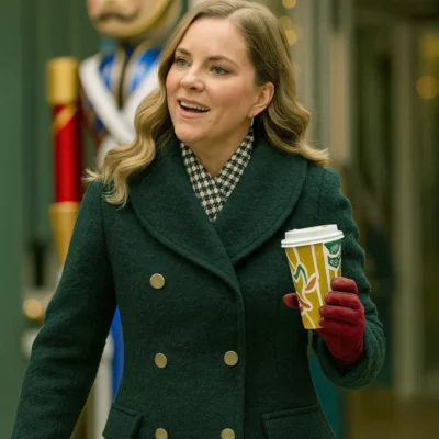 Thereâ€™s No Place Like Christmas Cindy Busby Green Coat