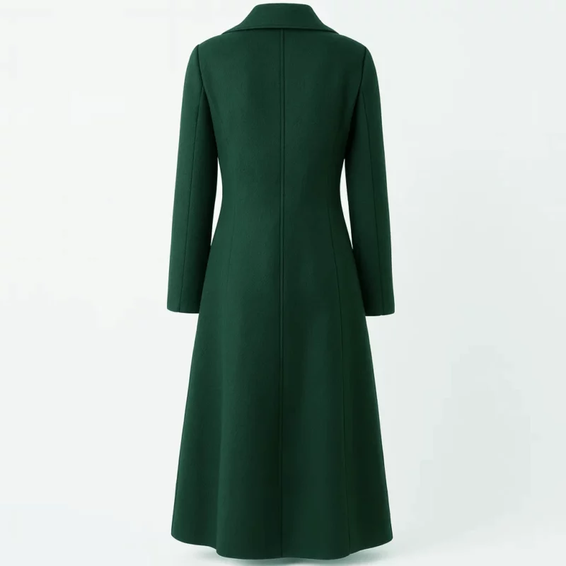 Thereâ€™s No Place Like Christmas Grace Green Long Coat