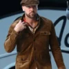 Travis Kelce Military Suede Jacket