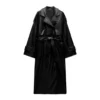 Tyler Perryâ€™s Finding Joy Shannon Thornton Black Leather Coat