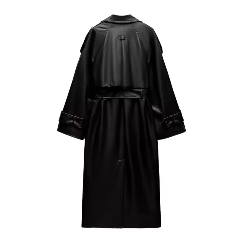 Tyler Perryâ€™s Finding Shannon Thornton Black Leather Coat