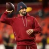 Washington Commanders Sideline 2025 Marcus Mariota Hoodie