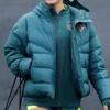 Washington Spirit Training Aubrey Kingsbury Puffer blue Jacket
