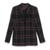 Watson Ingrid Derian Checkered Blazer